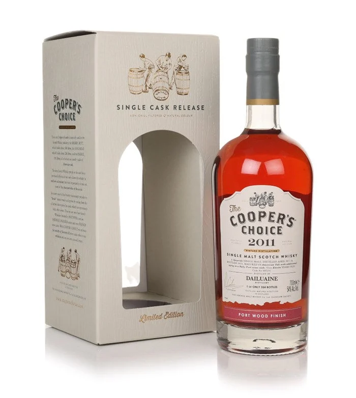 Dailuaine Cooper's Choice Port Wood Finish 2011 11 Year Old Whisky | 700ML - Whiskey
