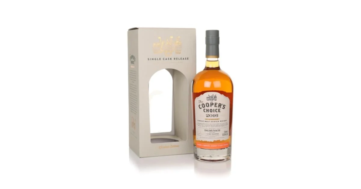 Dalmunach 7 Year Old 2016 (cask 1145) The Cooper's Choice (The Vintage Malt Whisky Co.) Scotch Whisky | 700ML - Whiskey