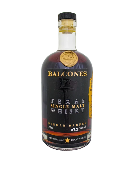 Balcones Cask Strength Fr.Oak Aged Single Malt S1B61 Whisky - Whiskey