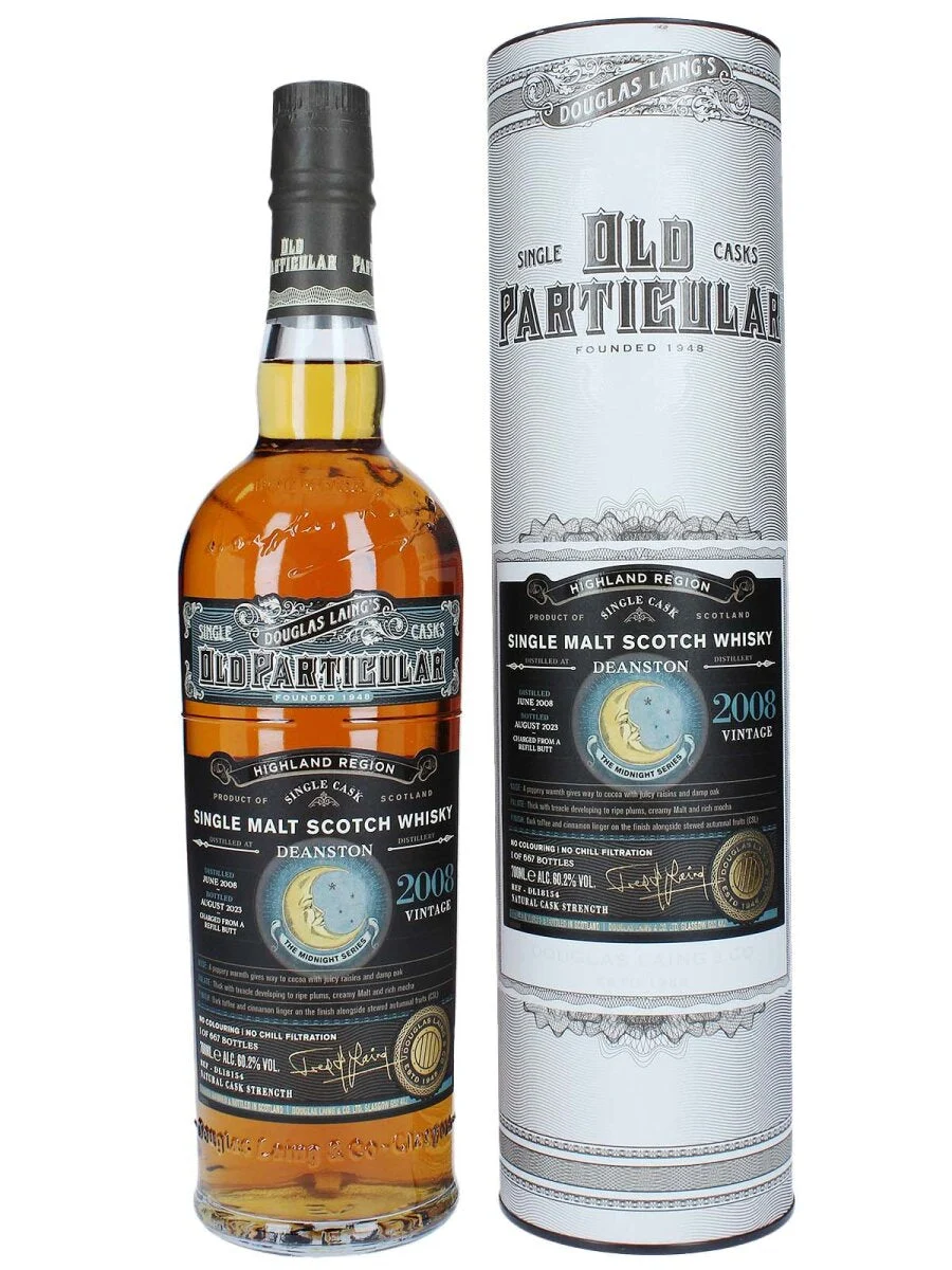 Deanston Midnight Series Old Particular Single Cask #18154 2008 15 Year Old Whisky | 700ML - Whiskey