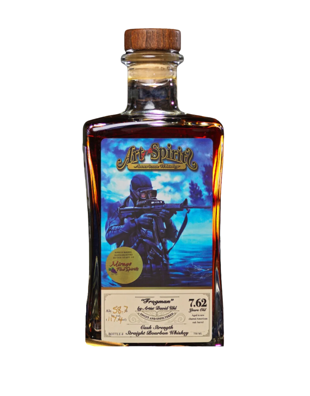 Art of the Spirits Cask Strength "Frogman" Straight Bourbon Whiskey