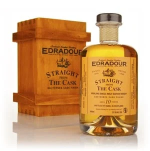 Edradour 10 años 1999 Sauternes Cask Finish - Whisky escocés directamente del barril | 500ML