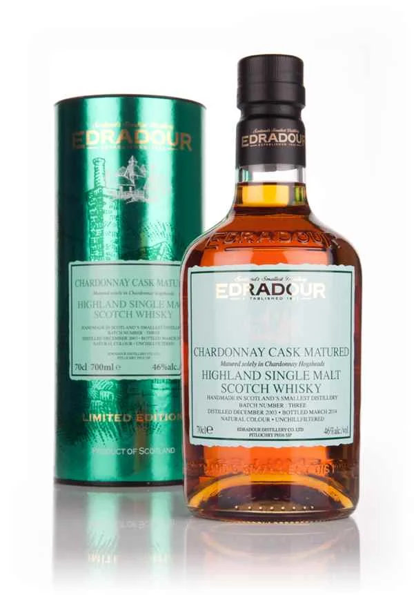 Edradour 10 Year Old 2003 Chardonnay Cask Matured - Batch 3 Scotch Whisky | 700ML