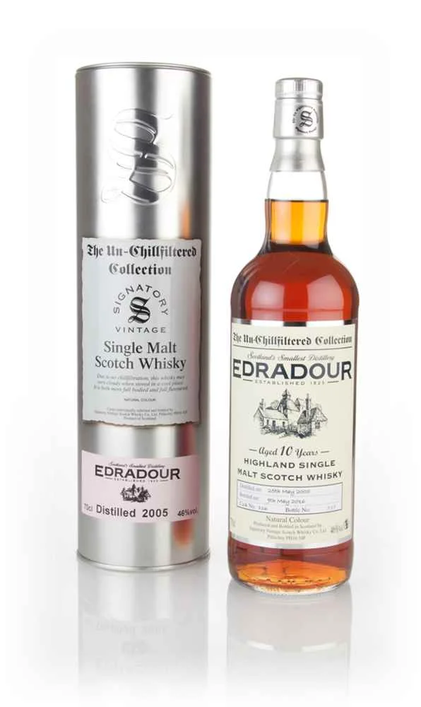 Edradour 10 Year Old 2005 (cask 116) - Un-Chillfiltered Collection (Signatory) Scotch Whisky | 700ML