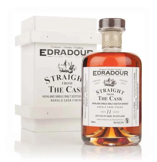 Edradour 11 Year Old 2002 Barolo Cask Finish - Straight From The Cask Scotch Whisky | 500ML