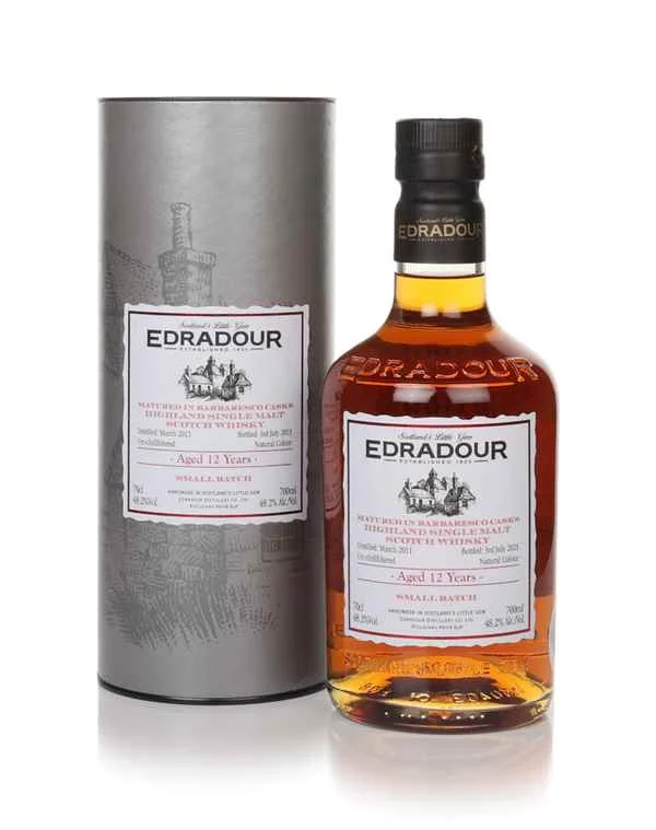 Edradour 12 Year Old 2011 Barbaresco Small Batch Scotch Whisky | 700ML - Whiskey