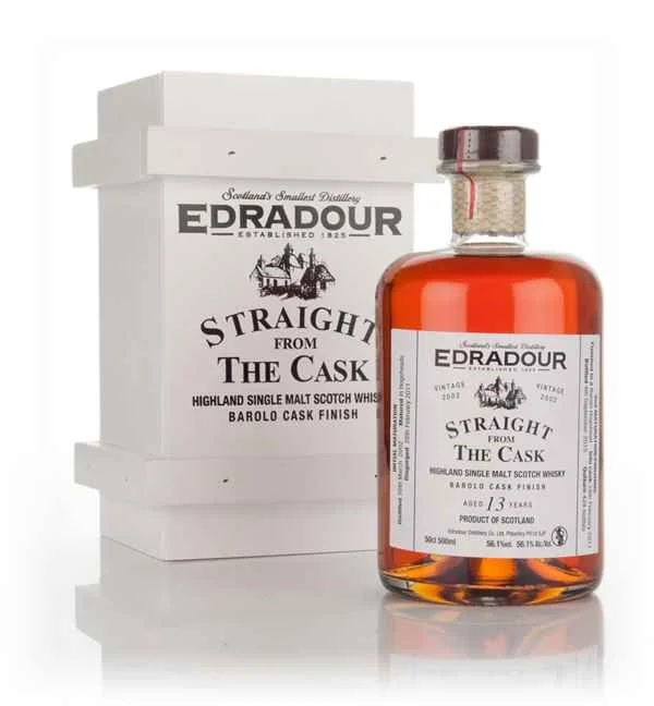 Edradour 13 Year Old 2002 Barolo Cask Finish - Straight From The Cask (56.1%) Scotch Whisky | 500ML
