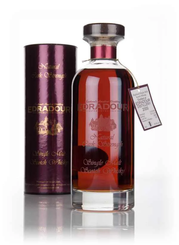 Edradour 14 Year Old 2000 Natural Cask Strength (cask 2003) - Ibisco Decanter Scotch Whisky | 700ML