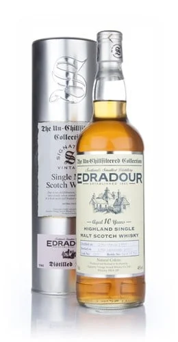 Edradour 10 años 1999 - Whisky escocés sin filtrar (firmante) | 700ML