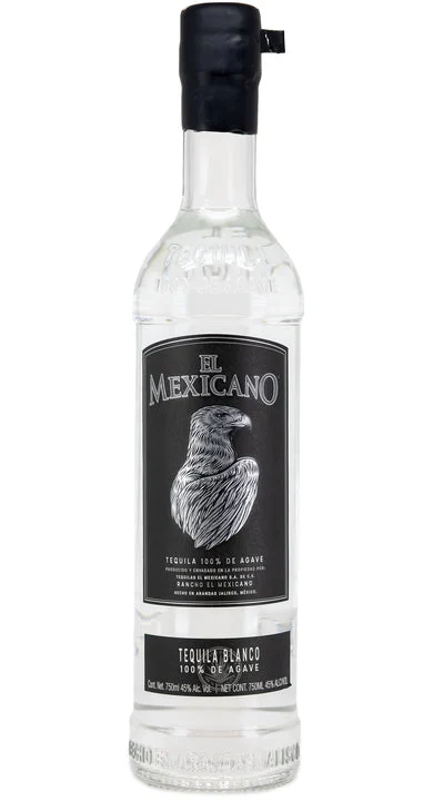 El Mexicano Blanco 90 Proof Tequila