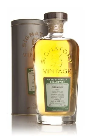 Glen Albyn 28 años 1981 - Colección Cask Strength (Firmante) Whisky escocés | 700ML