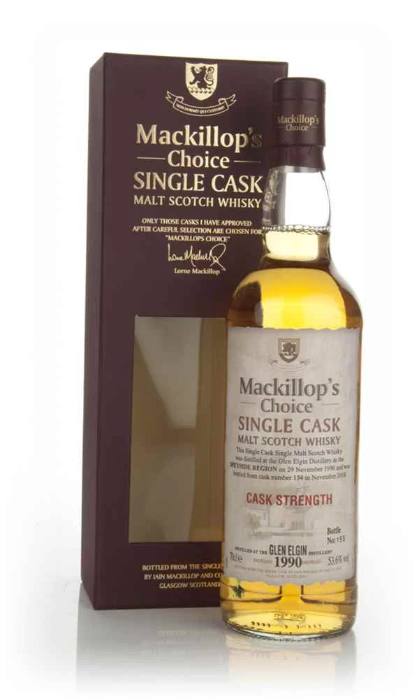 Glen Elgin 1990 (cask 134) - Mackillop's Choice (bottled 2010) Scotch Whisky | 700ML