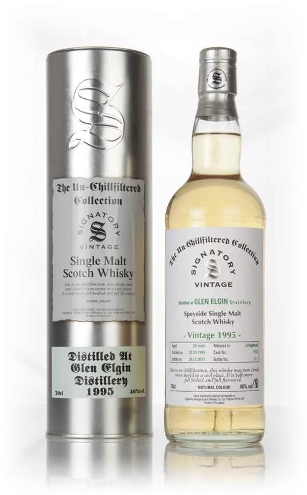 Glen Elgin 20 Year Old 1995 (cask 1152) - Un-Chillfiltered Collection (Signatory) Scotch Whisky | 700ML