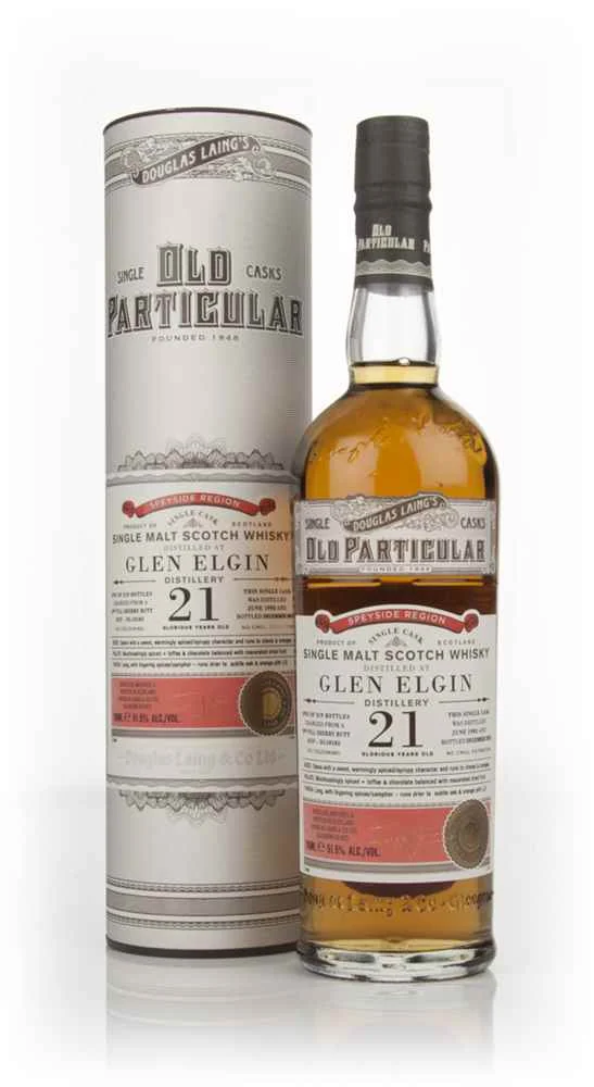 Glen Elgin 21 Year Old 1992 (cask 10185) - Old Particular (Douglas Laing) Scotch Whisky | 700ML