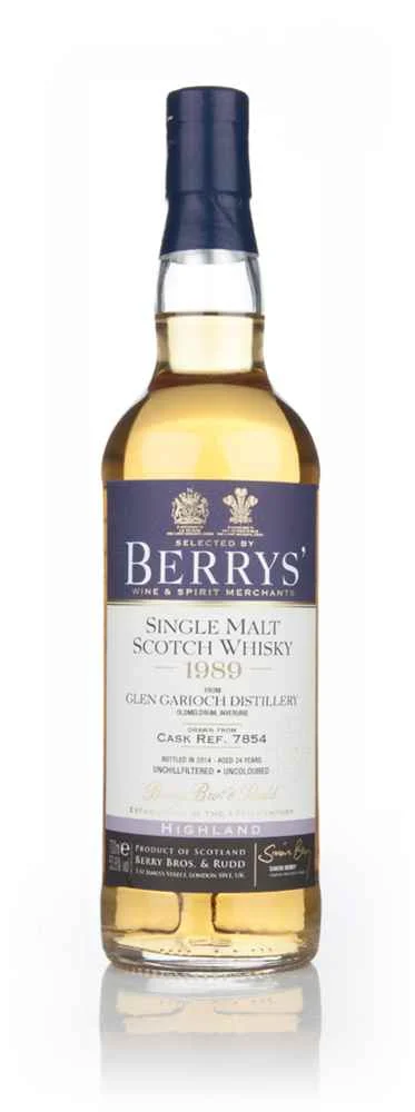 Glen Garioch 24 Year Old 1989 (cask 7854) (Berry Bros. & Rudd) Scotch Whisky | 700ML - Whiskey
