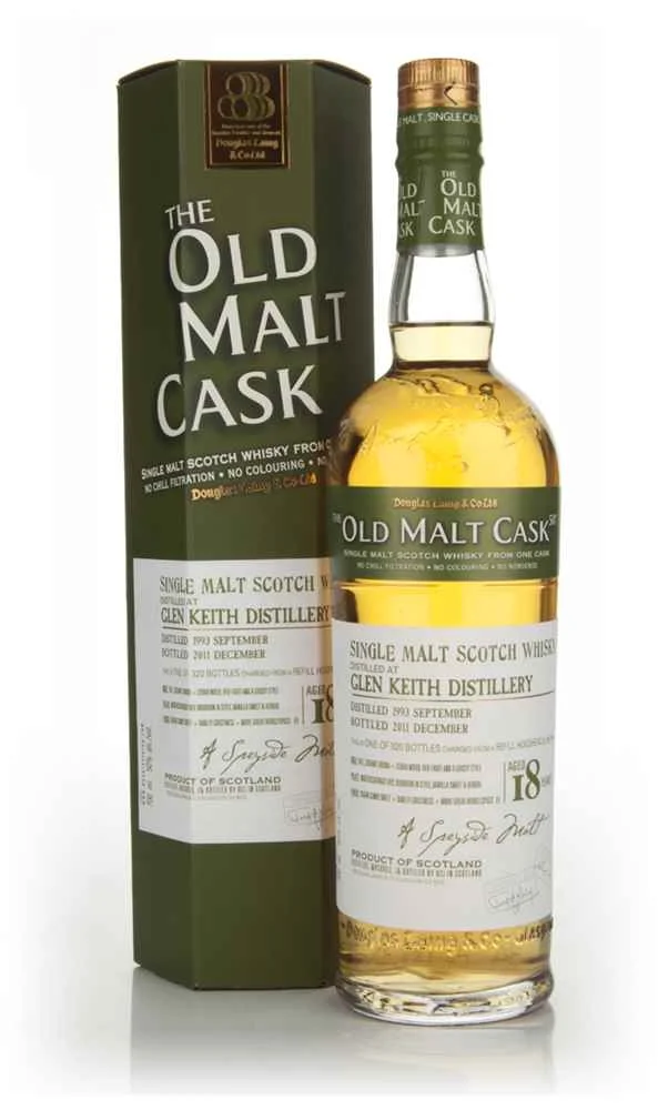 Glen Keith 18 Year Old 1993 - Old Malt Cask (Douglas Laing) Scotch Whisky | 700ML