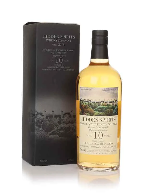 Glen Moray 10 años 2012 (barrica GLM1223) - Whisky escocés Hidden Spirits | 700ML