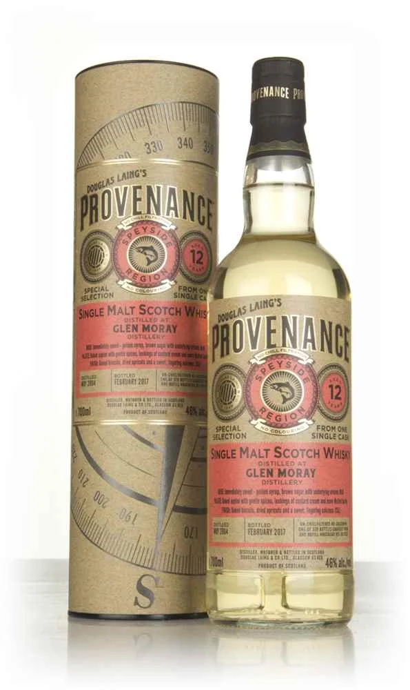 Glen Moray 12 Year Old 2004 - Provenance (Douglas Laing) Scotch Whisky | 700ML