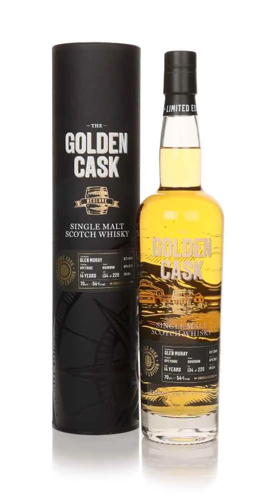 Glen Moray 14 Year Old 2008 (Cask CM304) - The Golden Cask (House of MacDuff) Scotch Whisky | 700ML