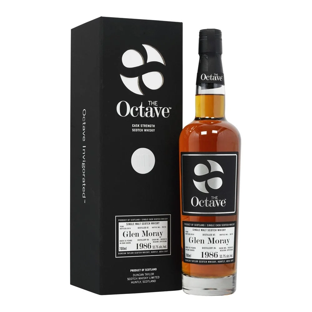 Glen Moray | 33 Year Old | 1986 The Octave Premium | Single Malt Scotch Whisky | 700ML - Whiskey