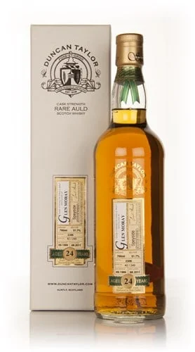 Glen Moray 24 Year Old 1986 Cask 2306 - Rare Auld (Duncan Taylor) Scotch Whisky | 700ML