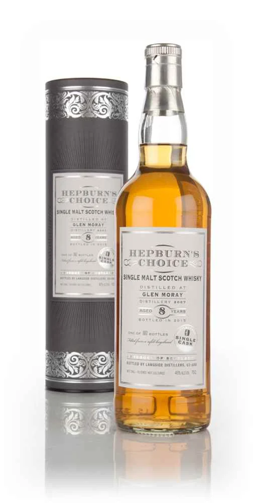 Glen Moray 8 Year Old 2007 - Hepburn's Choice (Langside) Scotch Whisky | 700ML