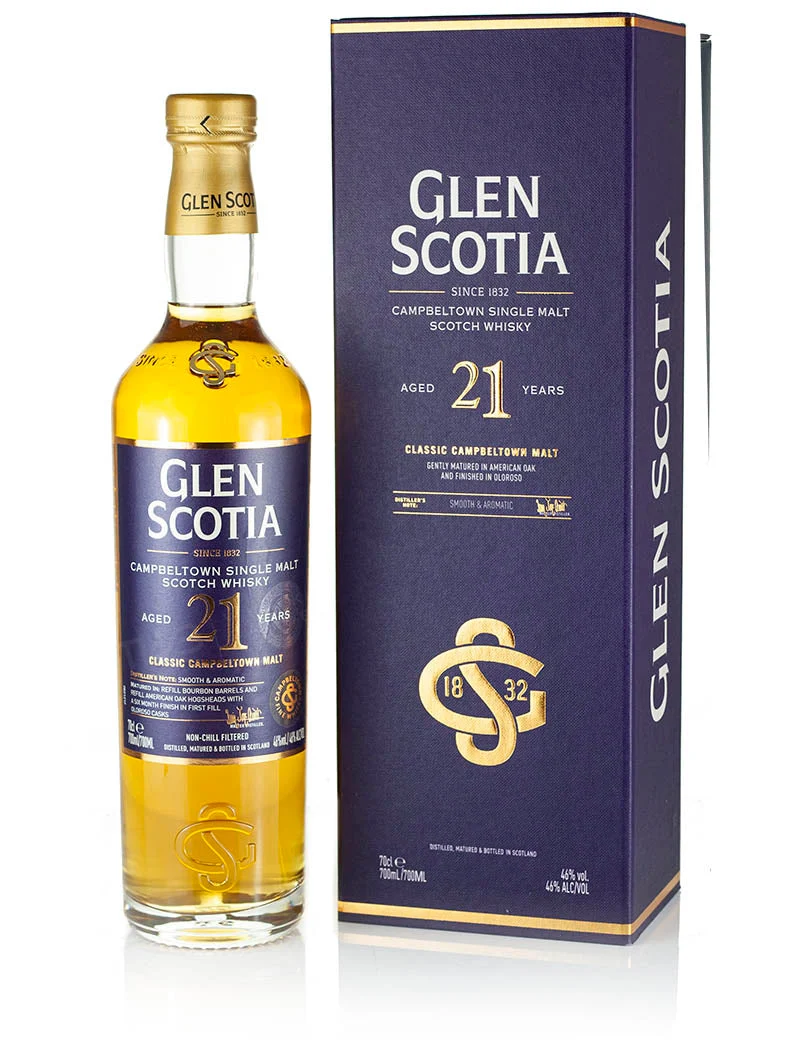 Glen Scotia 21 Year Olda (2023 Release) Single Malt Scotch Whisky | 700ML - Whiskey