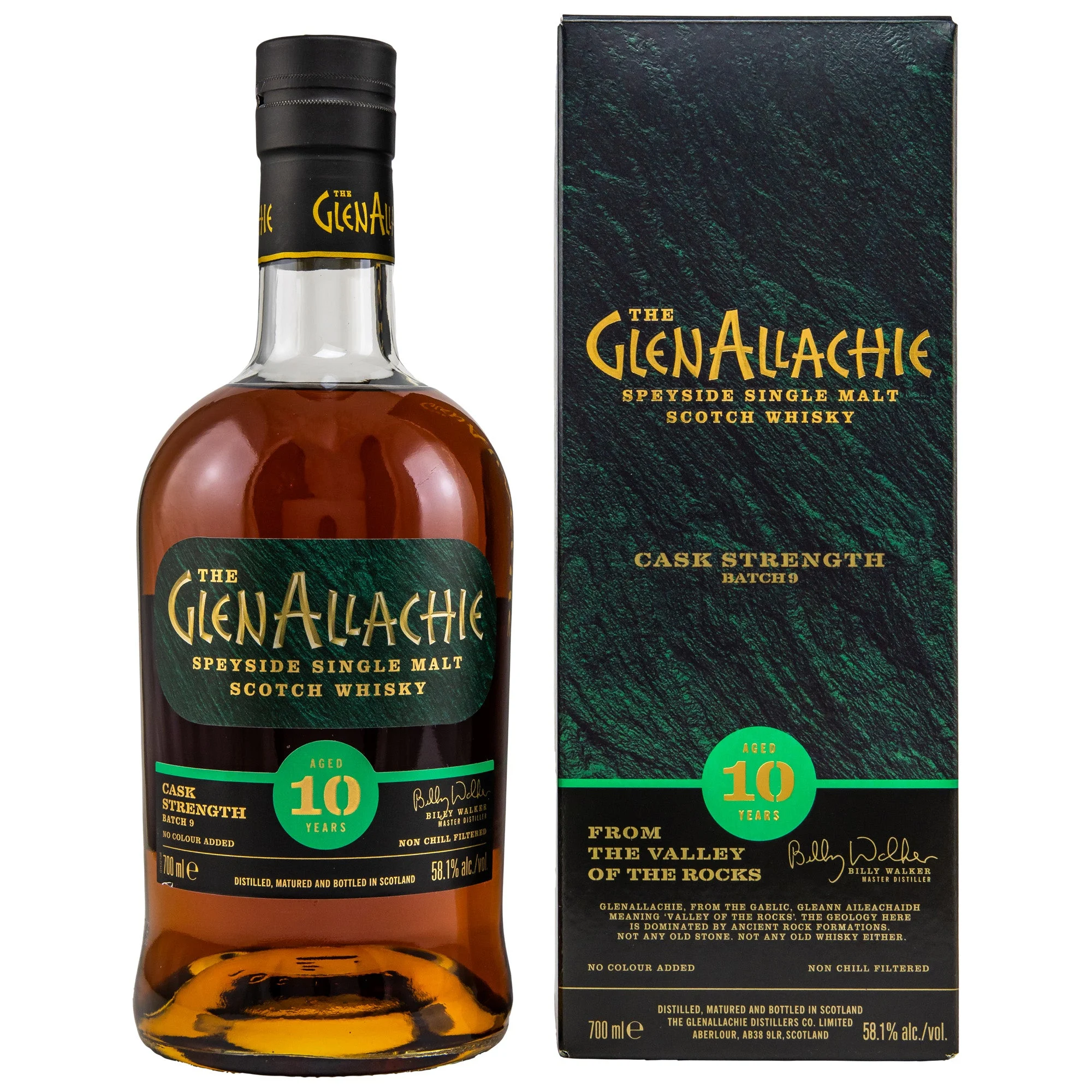 Glenallachie 10 Year Old Cask Strength Batch 9 Scotch Whisky | 700ML - Whiskey