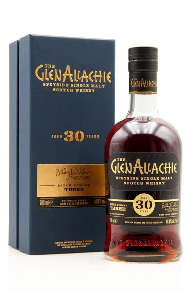 GlenAllachie 30 Year Old Batch # 3 Speyside Single Malt Scotch Whisky | 700ML - Whiskey