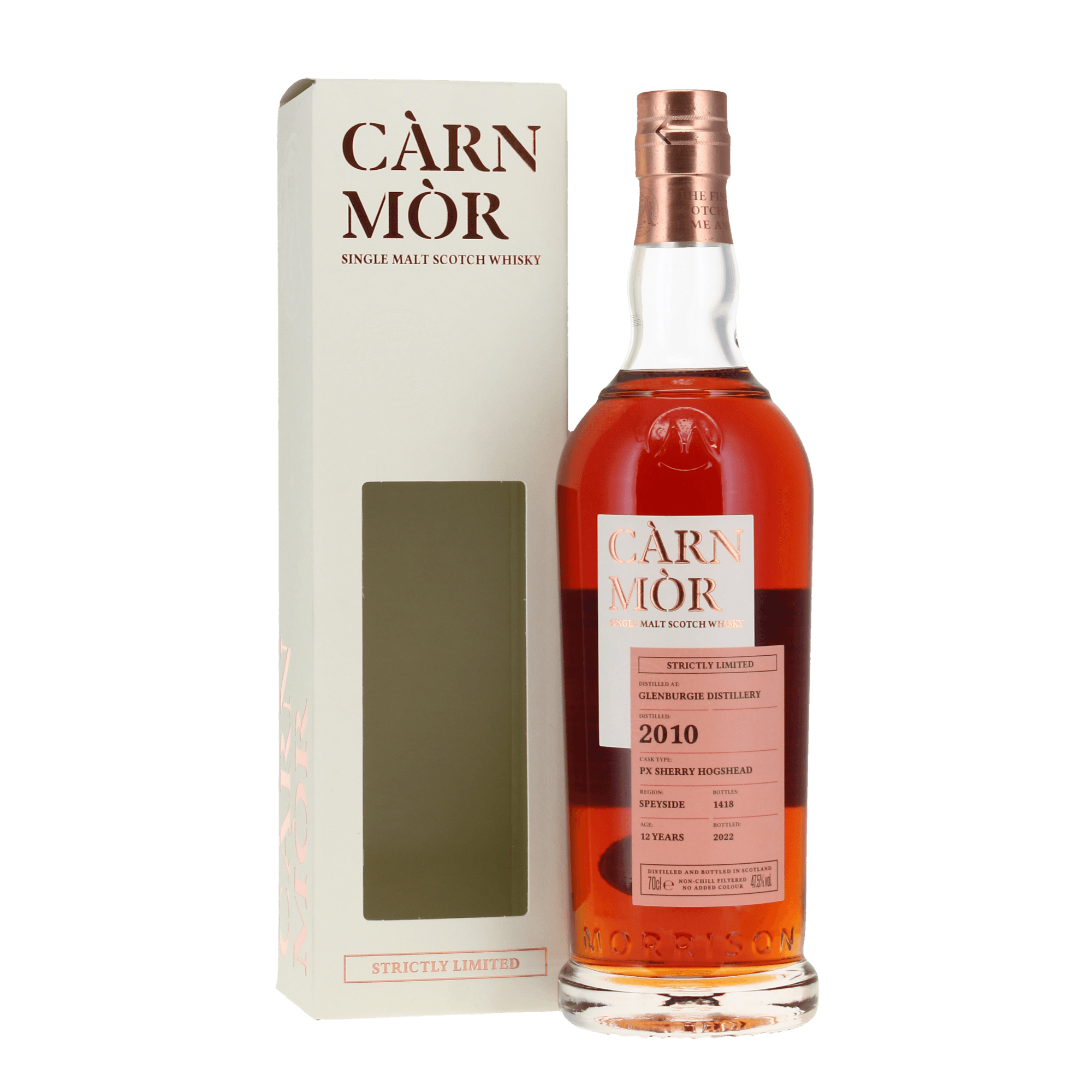 Glenburgie Carn Mor Strictly Limited PX Sherry 2010 Whisky de 12 años | 700ML - Whiskey