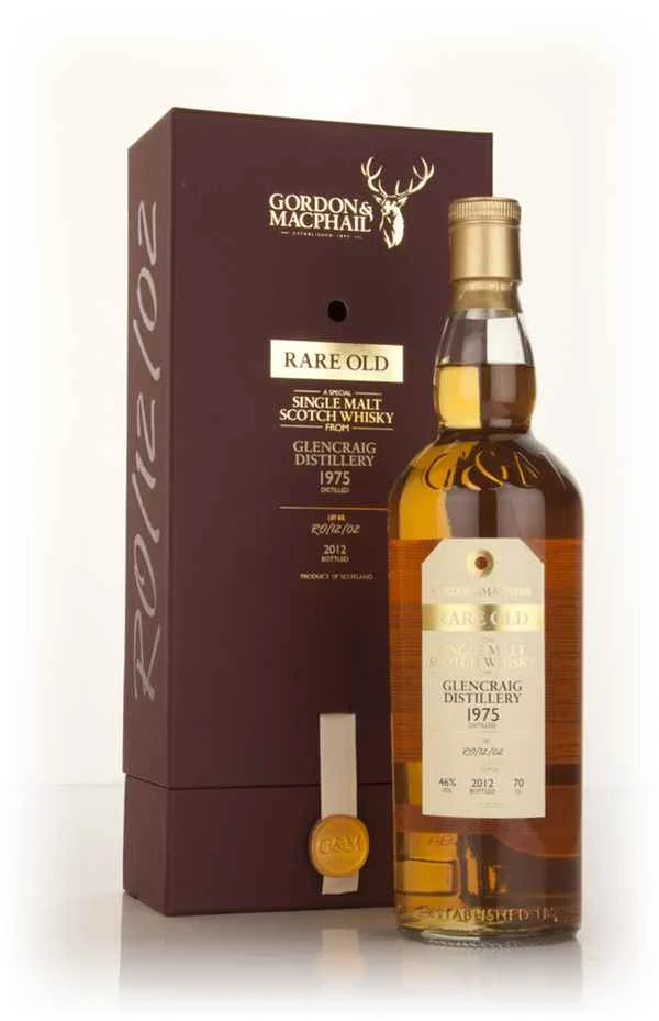 Glencraig 1975 - Whisky escocés añejo y poco común (Gordon & MacPhail) | 700ML