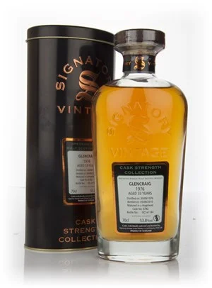 Glencraig 33 años 1976 - Colección Cask Strength (Firmante) Whisky escocés | 700ML