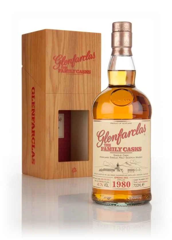 Glenfarclas 1980 (cask 1411) Family Cask Spring 2015 Release Scotch Whisky | 700ML - Whiskey