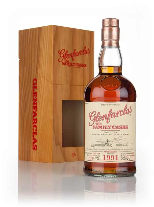 Glenfarclas 1991 (cask 10267) Family Cask Autumn 2014 Release Scotch Whisky | 700ML - Whiskey