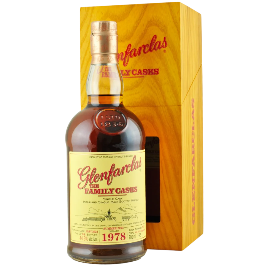 Glenfarclas 1978 (Cask 755) - Family Cask Summer 2022 Release Scotch Whisky | 700ML