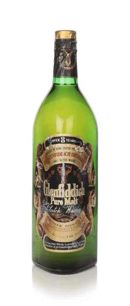 Glenfiddich Pure Malt 8 Year Old 1970s Scotch Whisky | 945ML - Whiskey