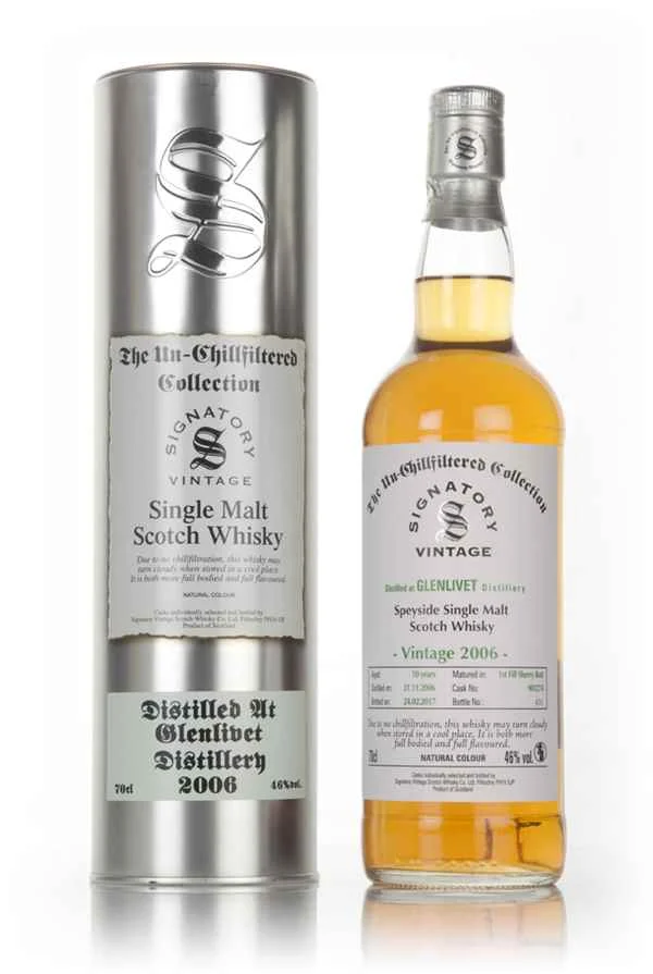 Glenlivet 10 Year Old 2006 (cask 901274) - Un-Chillfiltered Collection (Signatory) Scotch Whisky | 700ML