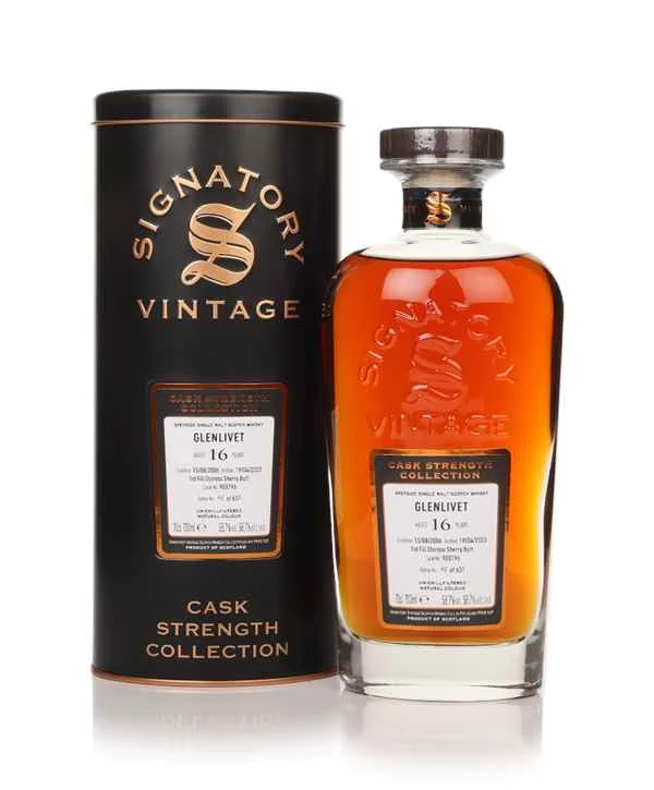 Glenlivet 16 Year Old 2006 (cask 900796) Cask Strength Collection (Signatory) Scotch Whisky | 700ML