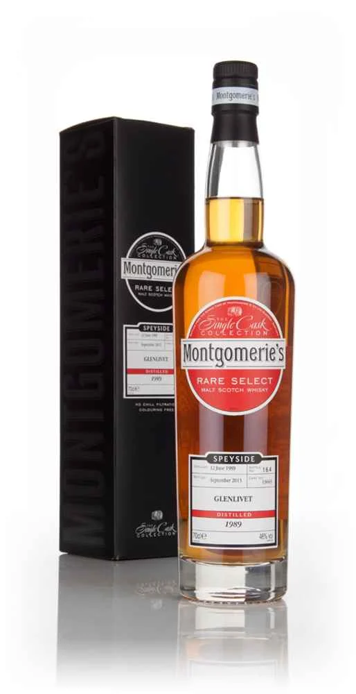 Glenlivet 23 Year Old 1989 (cask 13643) - Rare Select (Montgomerie's) Scotch Whisky | 700ML