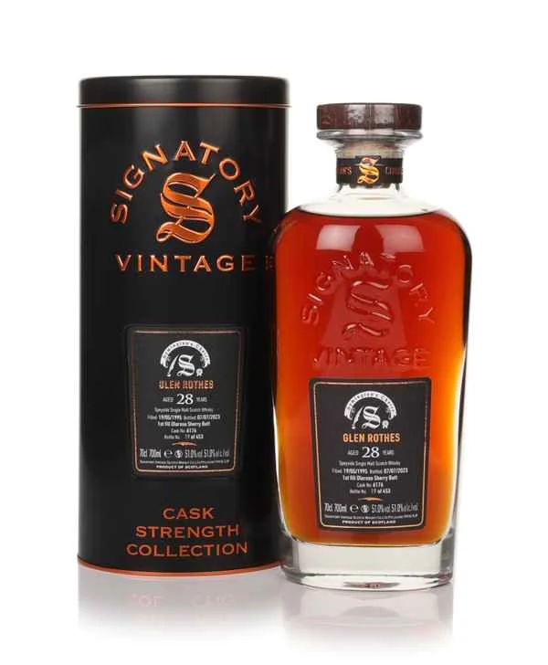 Glenrothes 28 Year Old 1995 (Cask 6176) - Cask Strength Collection (Signatory) Scotch Whisky | 700ML