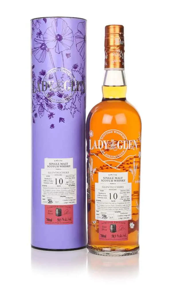 Glentauchers 10 Year Old 2013 (cask 800466) Lady of the Glen Single Malt Scotch Whisky | 700ML - Whiskey