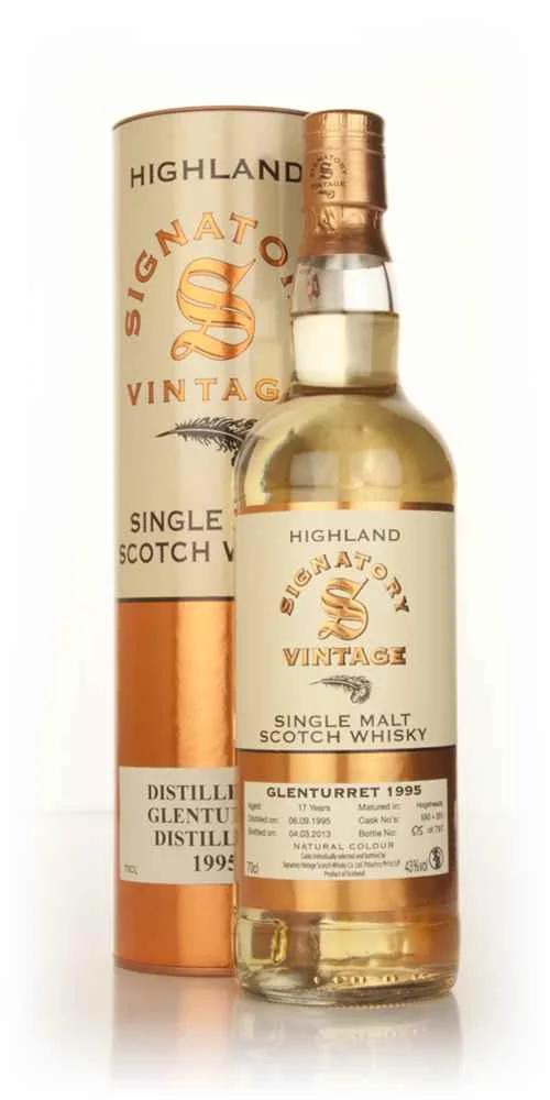 Glenturret 17 Year Old 1995 (casks 550+551) (Signatory) Scotch Whisky | 700ML - Whiskey