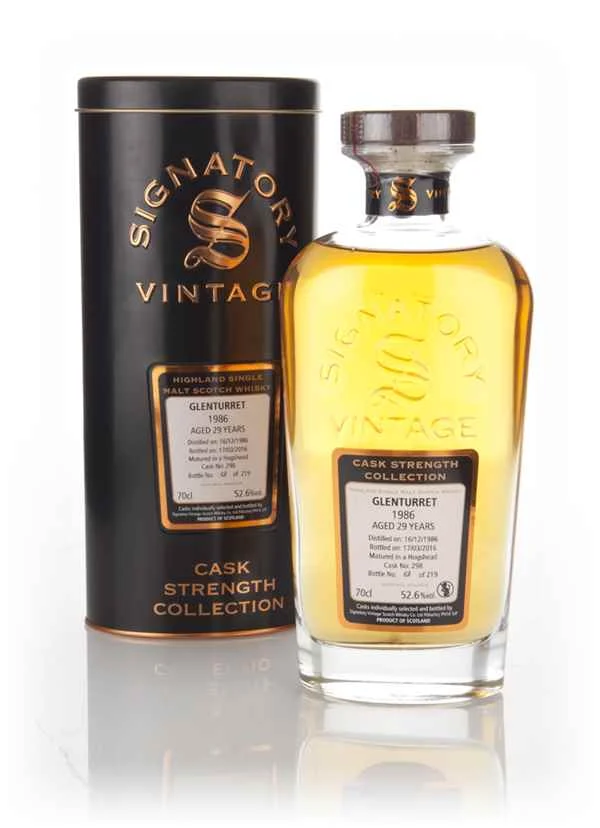 Glenturret 29 Year Old 1986 (cask 298) - Cask Strength Collection (Signatory) Scotch Whisky | 700ML
