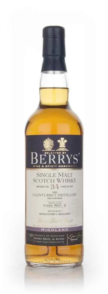 Glenturret 34 Year Old 1977 (cask ref. #2) (Berry Bros. & Rudd) Scotch Whisky | 700ML