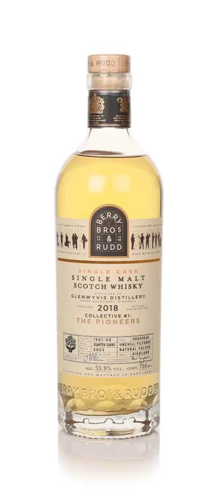 GlenWyvis 2018 (embotellado en 2023) (Barrica 1501/02) - Colectivo n.° 1: Whisky escocés The Pioneers (Berry Bros. & Rudd) | 700ML