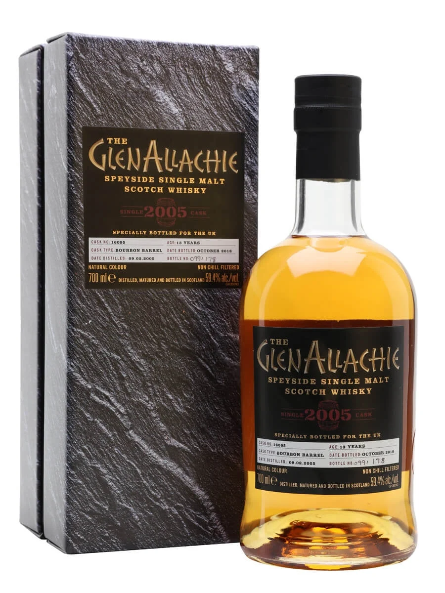 GlenAllachie Single Cask #16095 2005 13 Year Old Whisky | 700ML - Beer