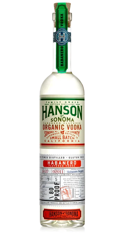 Hanson Habanero Flavored Small Batch Organic Vodka