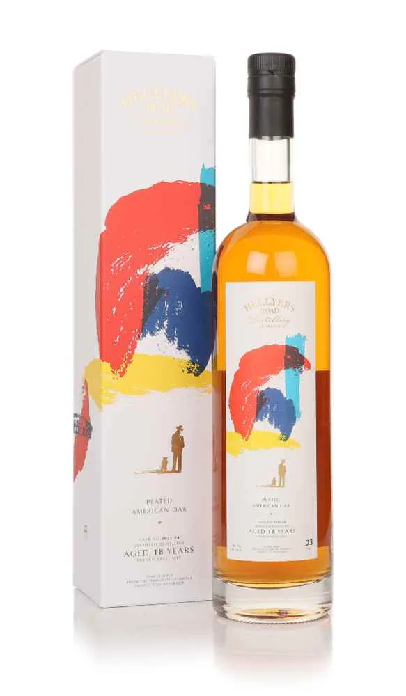 Hellyers Road 18 Year Old 2005 (Cask 4022.04) Peated American Oak French Exclusive Whisky | 700ML - Whiskey