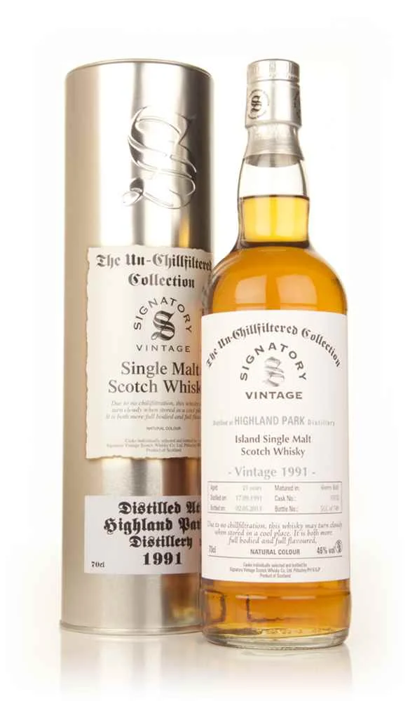Highland Park 21 Year Old 1991 (cask 15132) - Un-Chillfiltered Collection (Signatory) Scotch Whisky | 700ML
