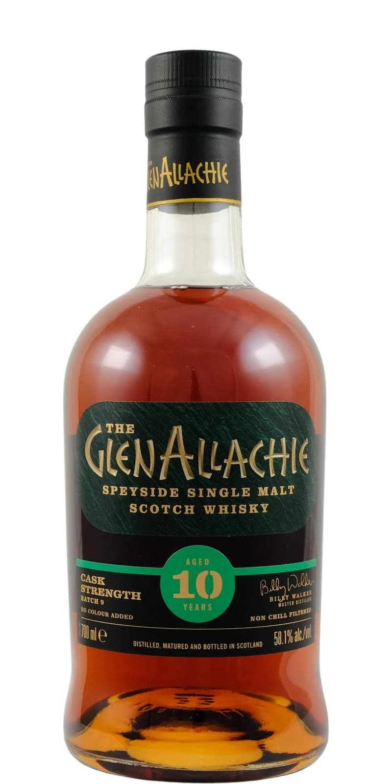 GlenAllachie Cask Strength Batch #9 10 Year Old Whisky | 700ML - Whiskey